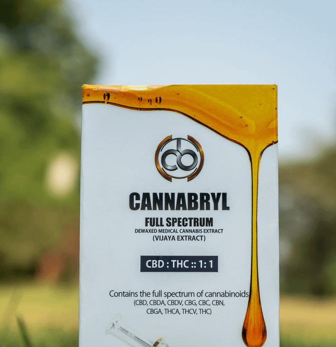 CANNABRYL |4000mg | 4:1 (CBD vs THC ratio) | 10 ml DEWAXED Extract in Vial