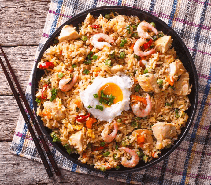 Prawns Chopper Fried Rice