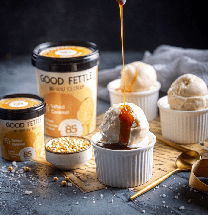 Salted Caramel – 125ml Cup. Good Fettle.