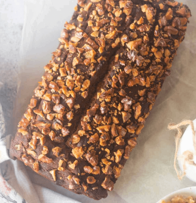 Vegan Walnut Butterscotch Dry Cake