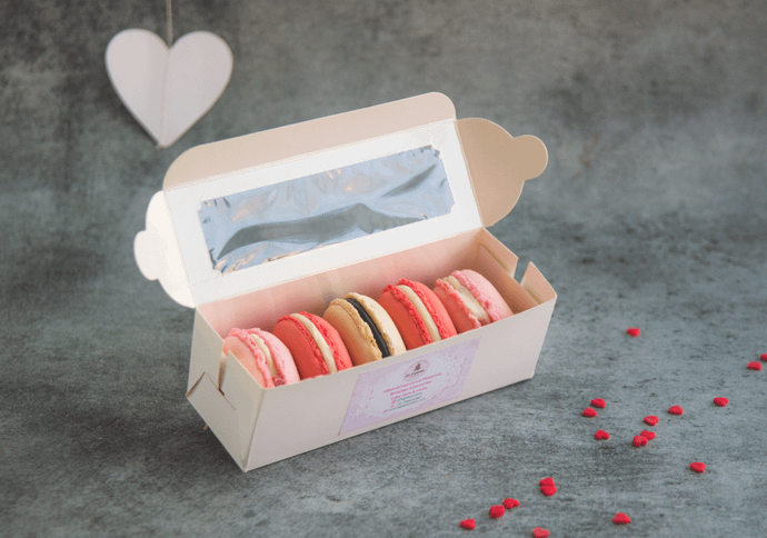 Valentine Macarons (Box of 5)