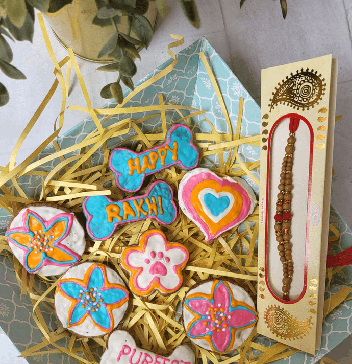 Rakhi Special Doggo Cookie Box