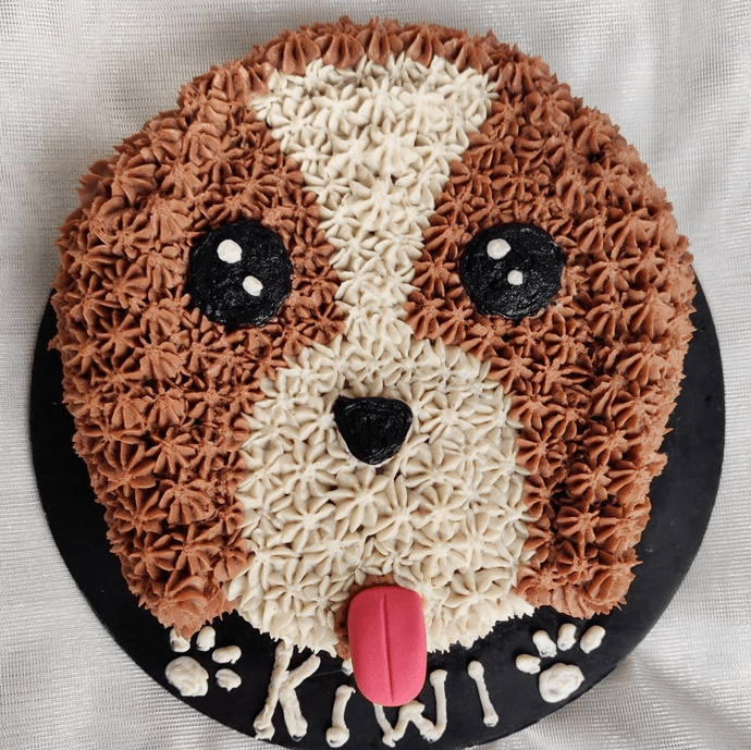 Beagle Face Cake
