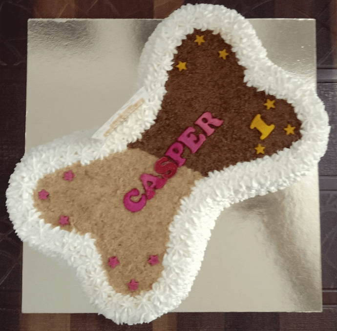 Chicken and Liver Duo Cake -1kg (Bone shape)