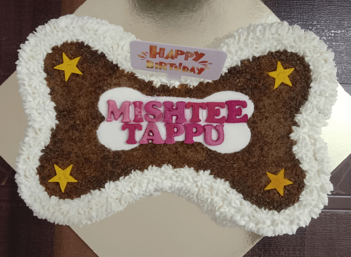 Liver Crumble Cake -1kg (Bone shape)