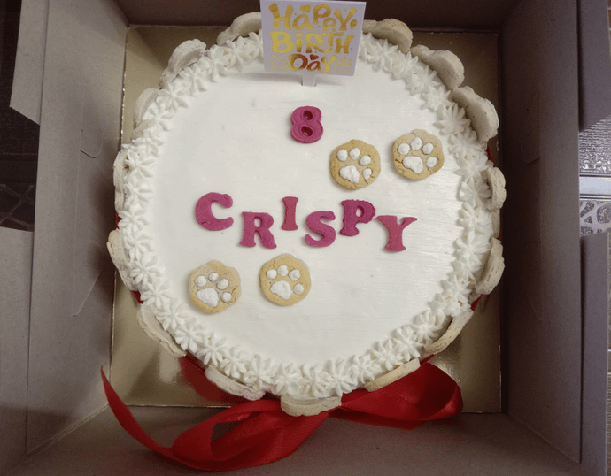 Biscuit Cake with paws 1kg (Round shape)