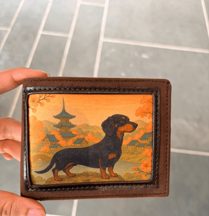 Dachshund wallet