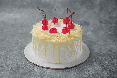 White Forest Cake