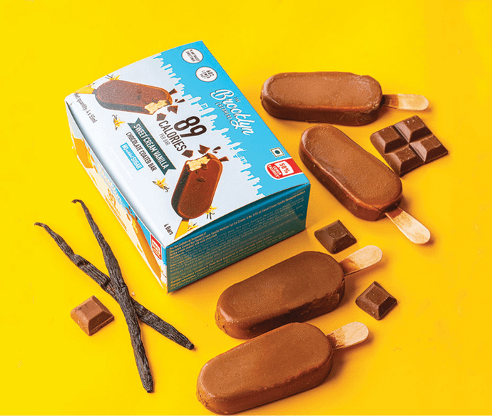 Vanilla Ice Cream Bars Multipack - 4 x 55ml