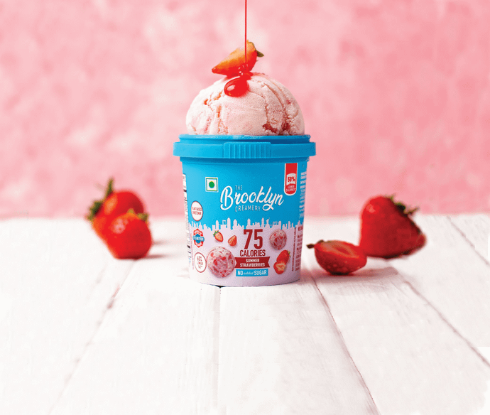 Summer Strawberries Ice Cream - 100ml (Cup)