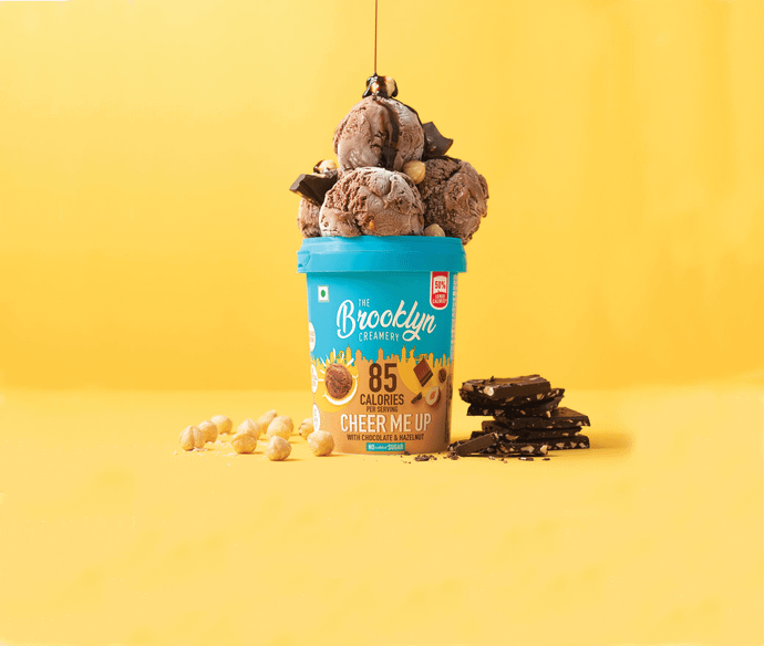 Chocolate Hazelnut Ice Cream - Cheer Me Up - 450ml