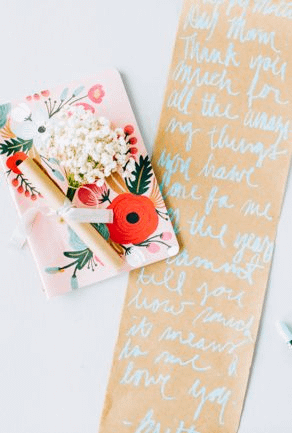 Scroll Style Birthday Card