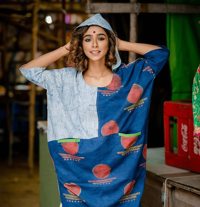 Bawra:- Bindi Tunic Dress & Pant Co-ord Set