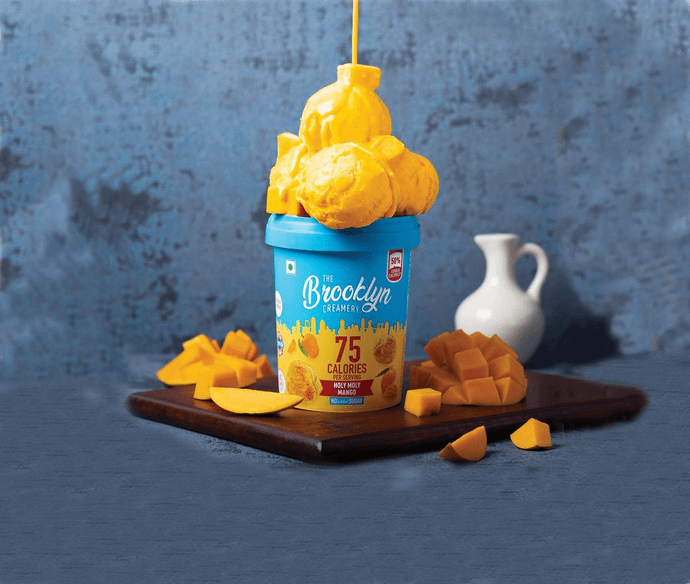 Holy Moly Mango Ice Cream - 450ml (Tub)