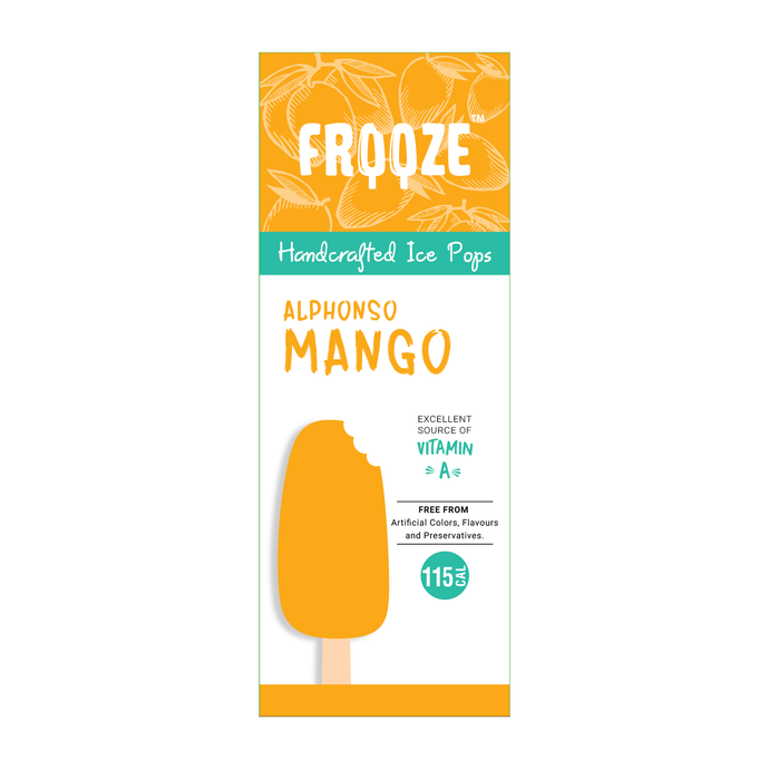 Frooze Alphonso Mango Popsicle