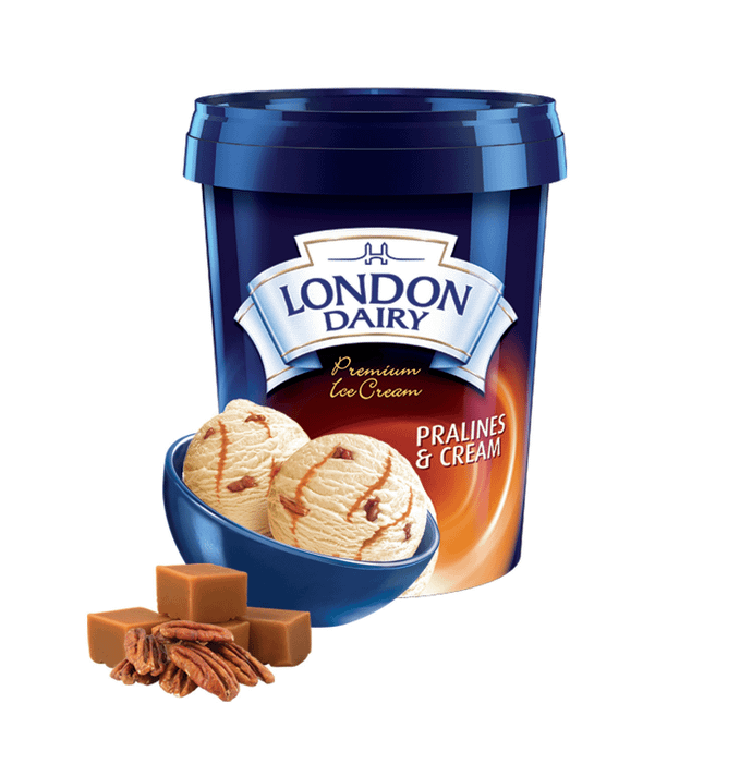 London Dairy Pralines & Cream (serves 4)