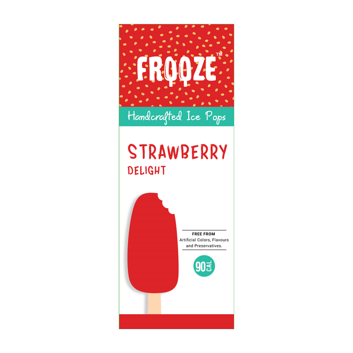 Frooze Strawberry Delight Popsicle