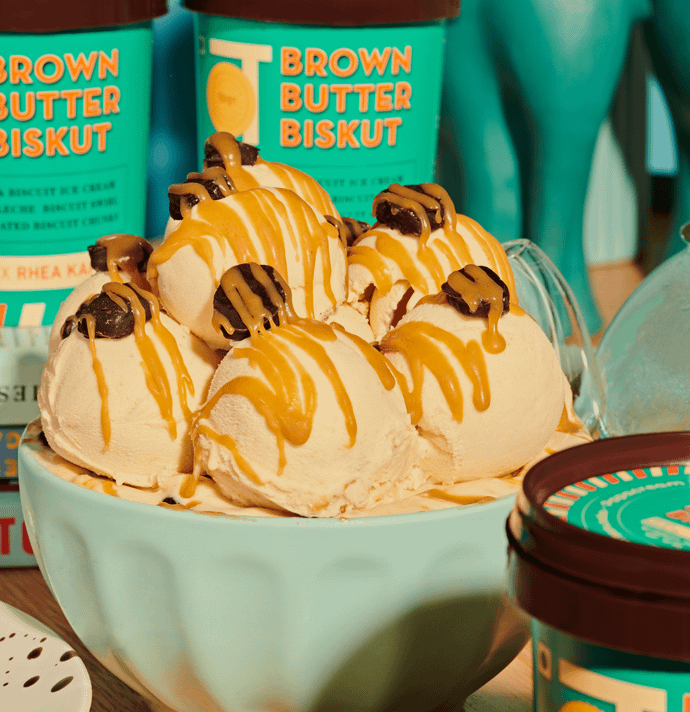 Papacream X Rhea Kapoor - Brown Butter Biskut 450 Ml-Tub