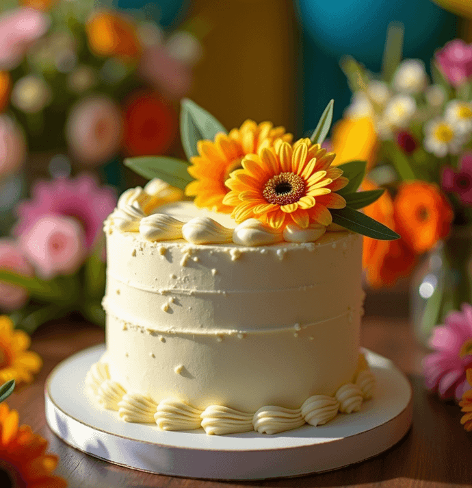 Sunny Blossom Fruit Cake 1200 Gram