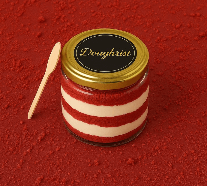 Red velvet jar cake