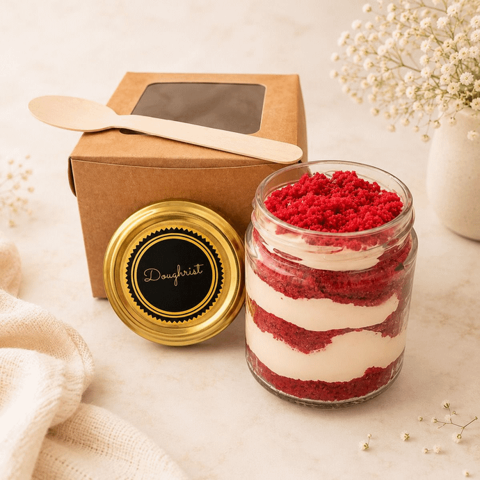 Red velvet jar cake 150 Ml