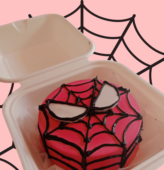 Spiderman bento cake