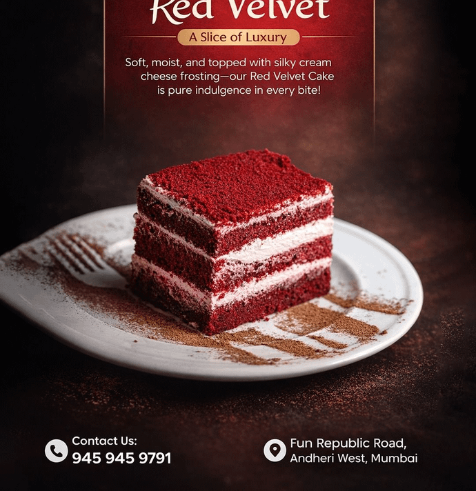 Red velvet pastry