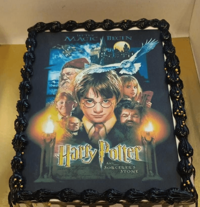 Harry Potter Print Cake 1.5 Kg