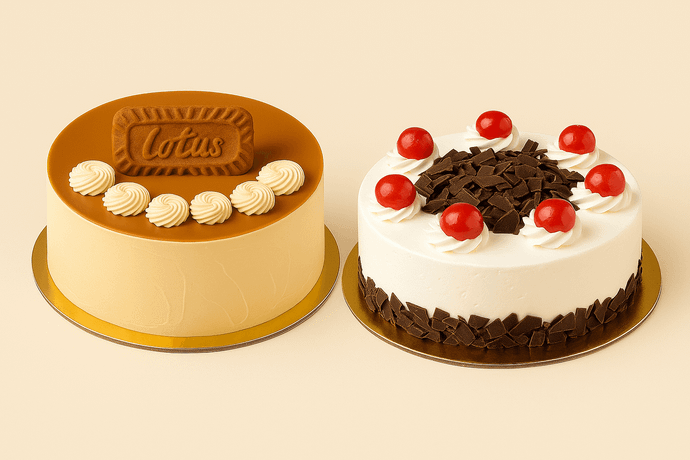 Biscoff and Blackforest Combo - Half Kg each