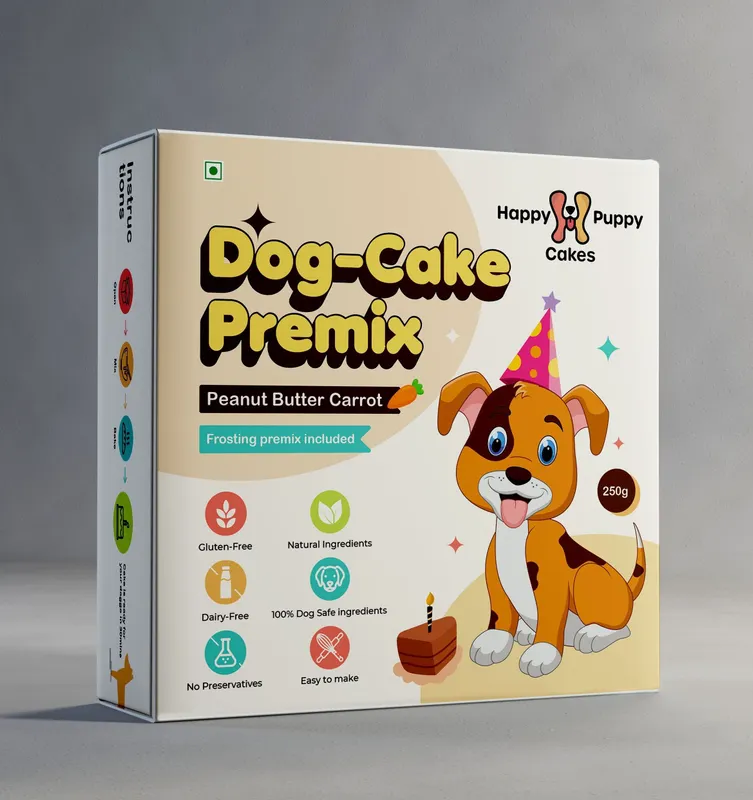 Peanut Butter Carrot Dog Cake PREMIX (VEG)
