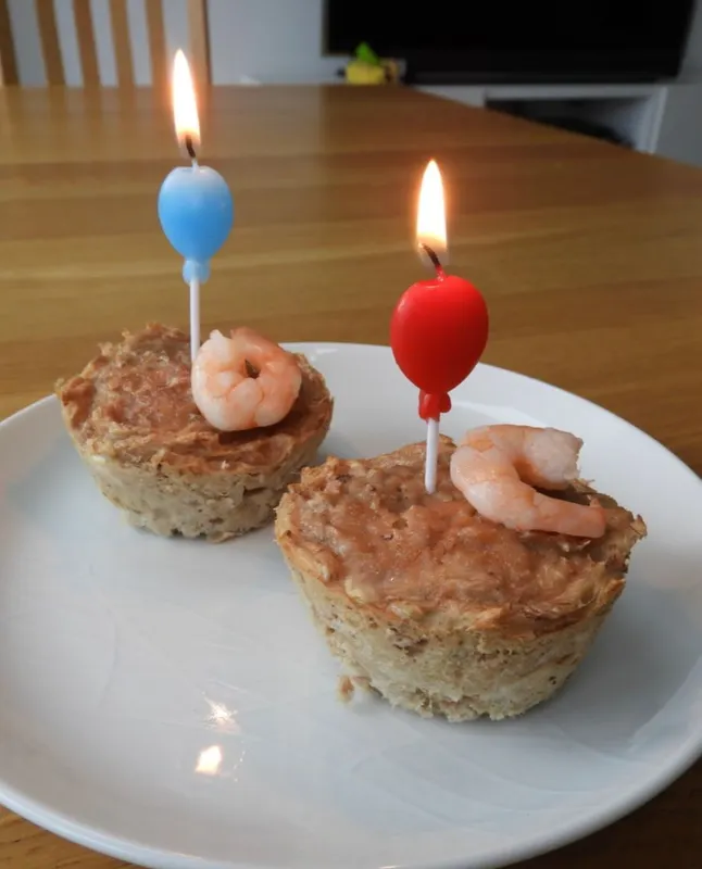 Tuna & Prawn Cupcakes ( Box of 4)