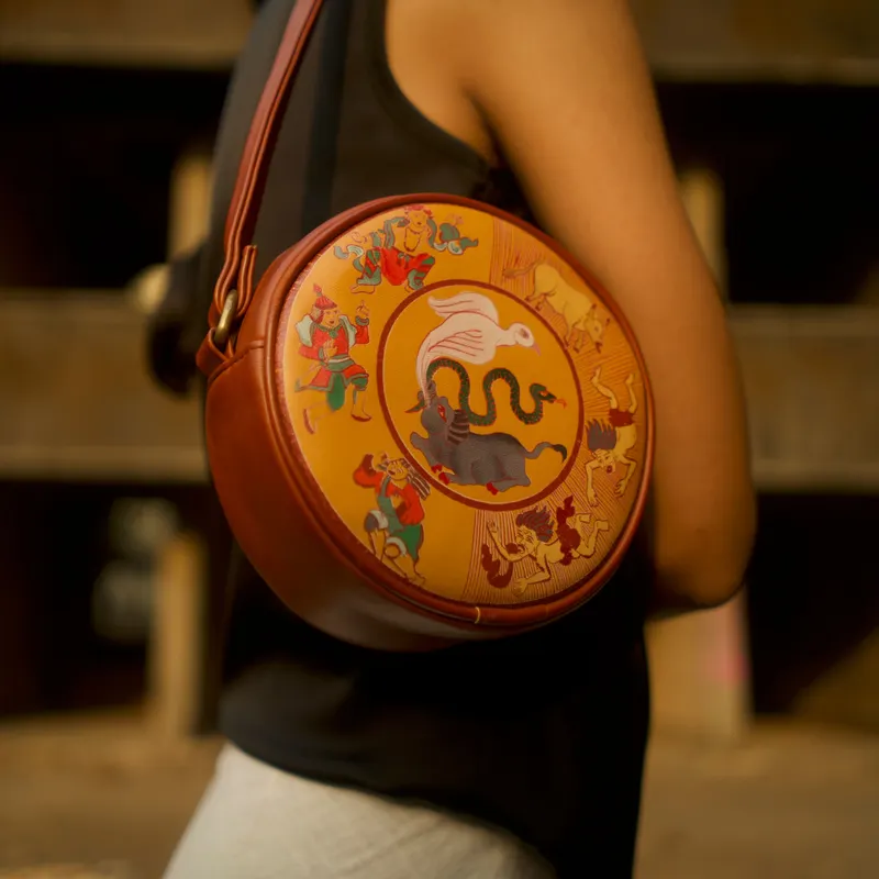 Circle of Samsara Shoulder Bag