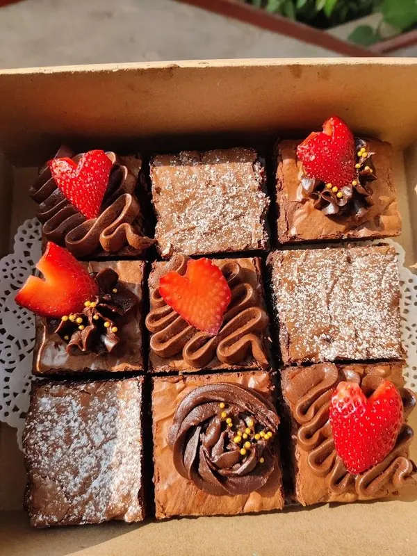 Signature Brownies with Seasonal toppings