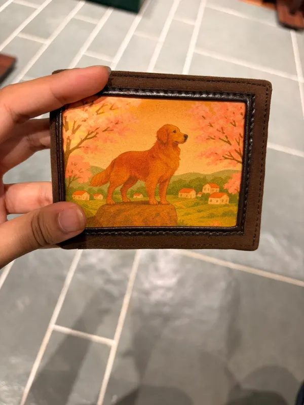 Golden retriever wallet