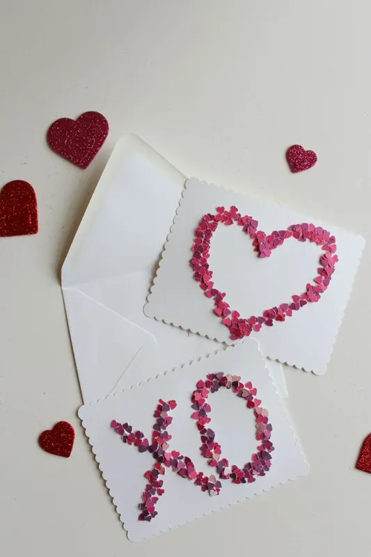 Heart Confetti Card