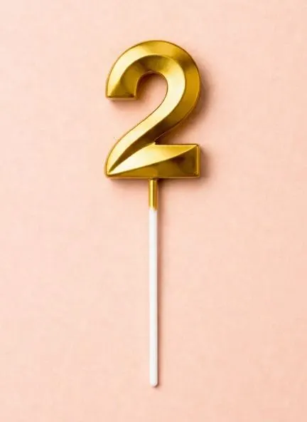 Number Candle "2"
