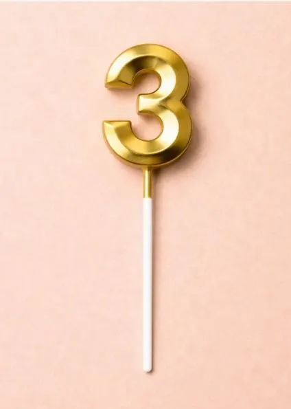 Number Candle "3"