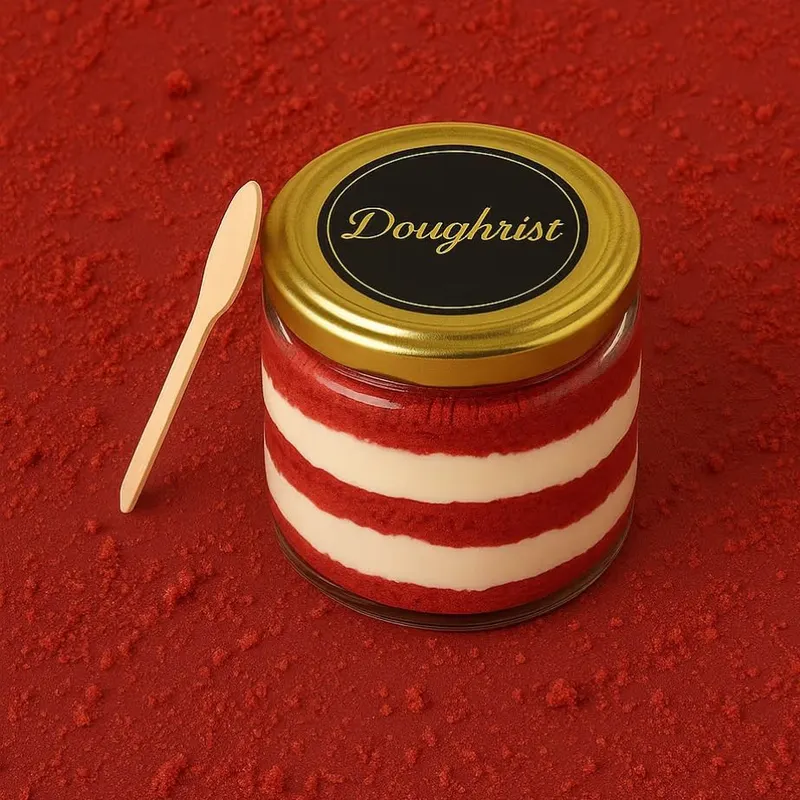 Red velvet jar cake