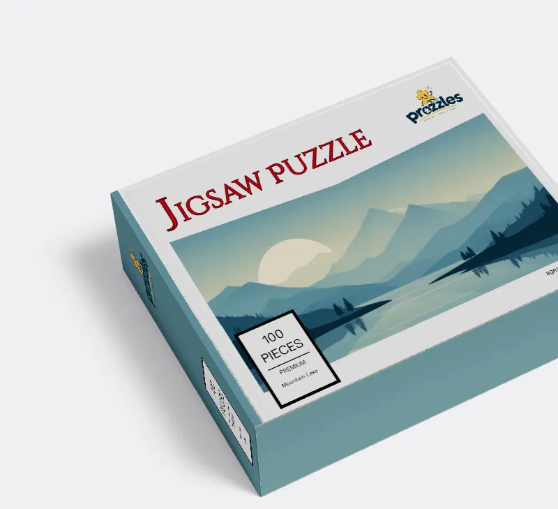 Jigsaw Puzzle | Mountain Lake | 100 Pieces | Premium Jigsaw Puzzles