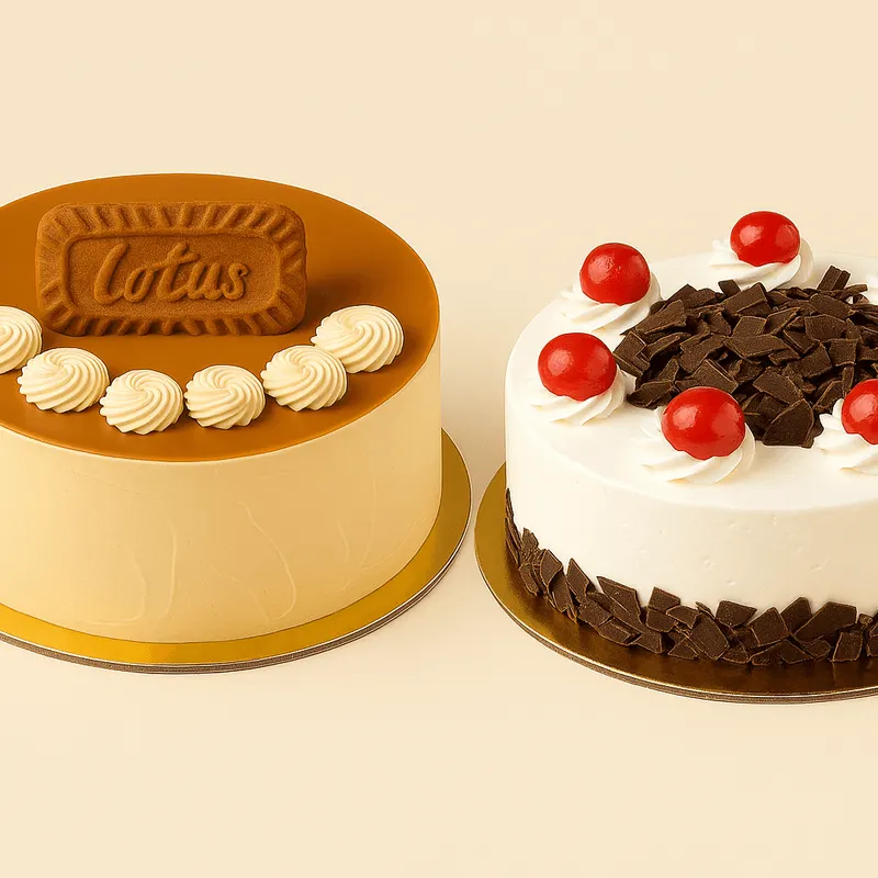 Biscoff and Blackforest Combo - Half Kg each